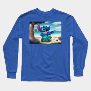 Hawaii Stitch Long Sleeve T-Shirt